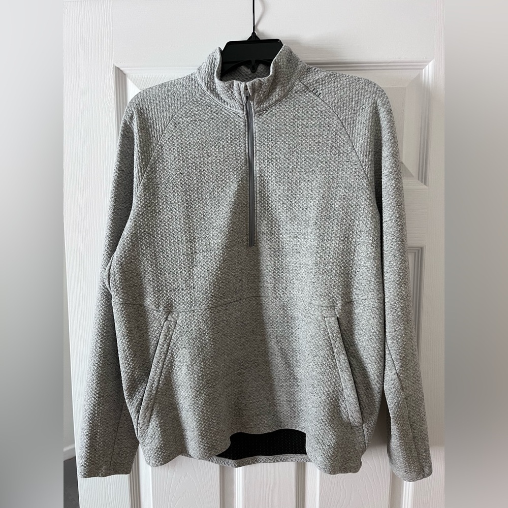 Lululemon Men’s At Ease Half Zip - Grey , Size Small
